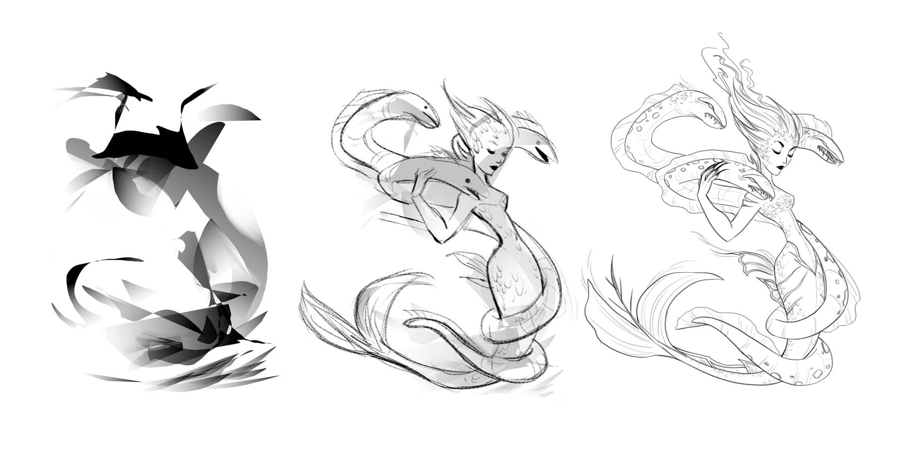Pit Fighter VI rough doodle